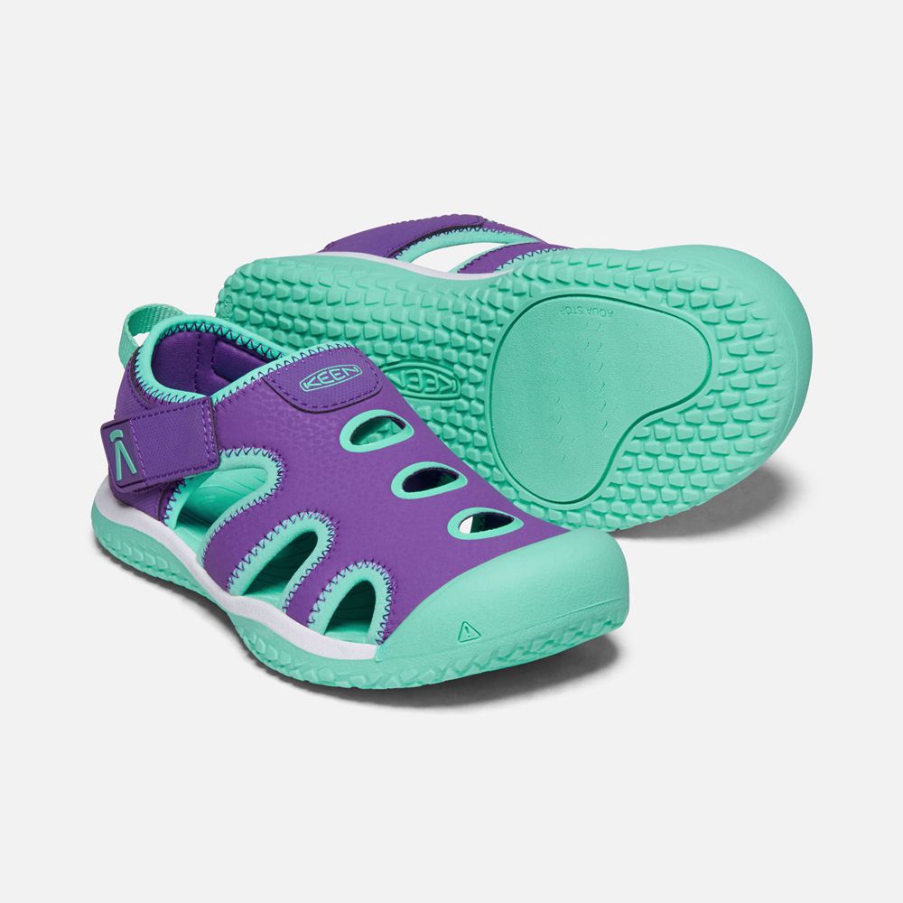 Keen Sandaal Kinderen Paars/Turquoise - Stingray - 37295-VGCJ